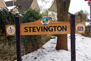 Stevington sign December 2009